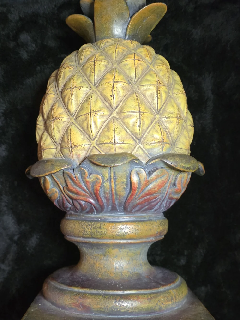 Discontinued Target Resin Pineapple Freestanding Statuary